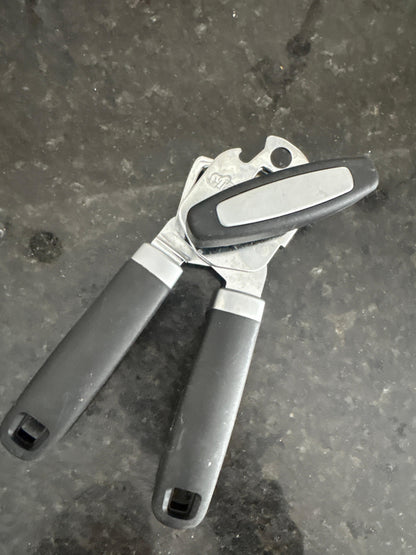 GORILLA GRIP Heavy Duty Can Opener & Bottle Opener, Black